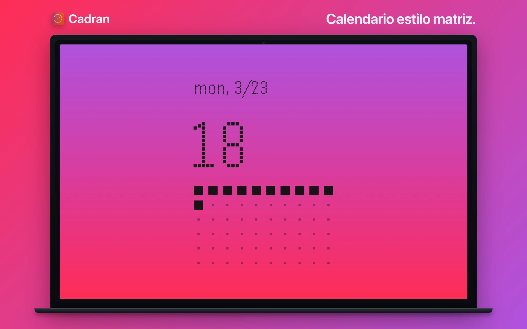 Carbon clock face — Cadran